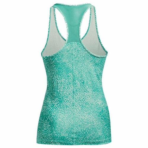 Kortærmet T-shirt til Kvinder Under Armour HeatGear Akvamarin XS