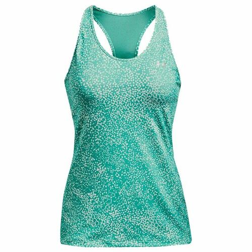 Kortærmet T-shirt til Kvinder Under Armour HeatGear Akvamarin XS