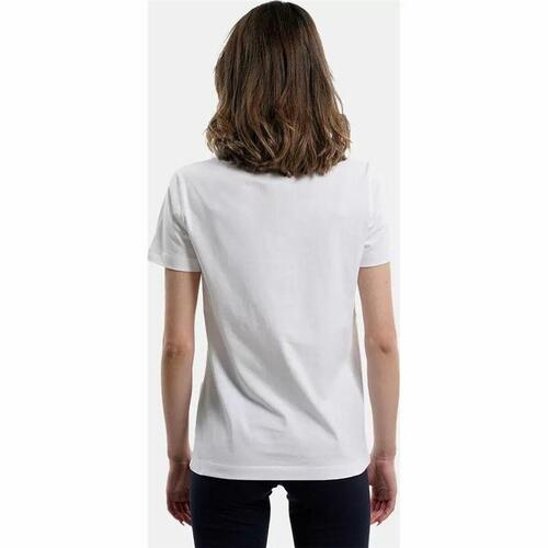 Kortærmet T-shirt til Kvinder Champion Crewneck Hvid L