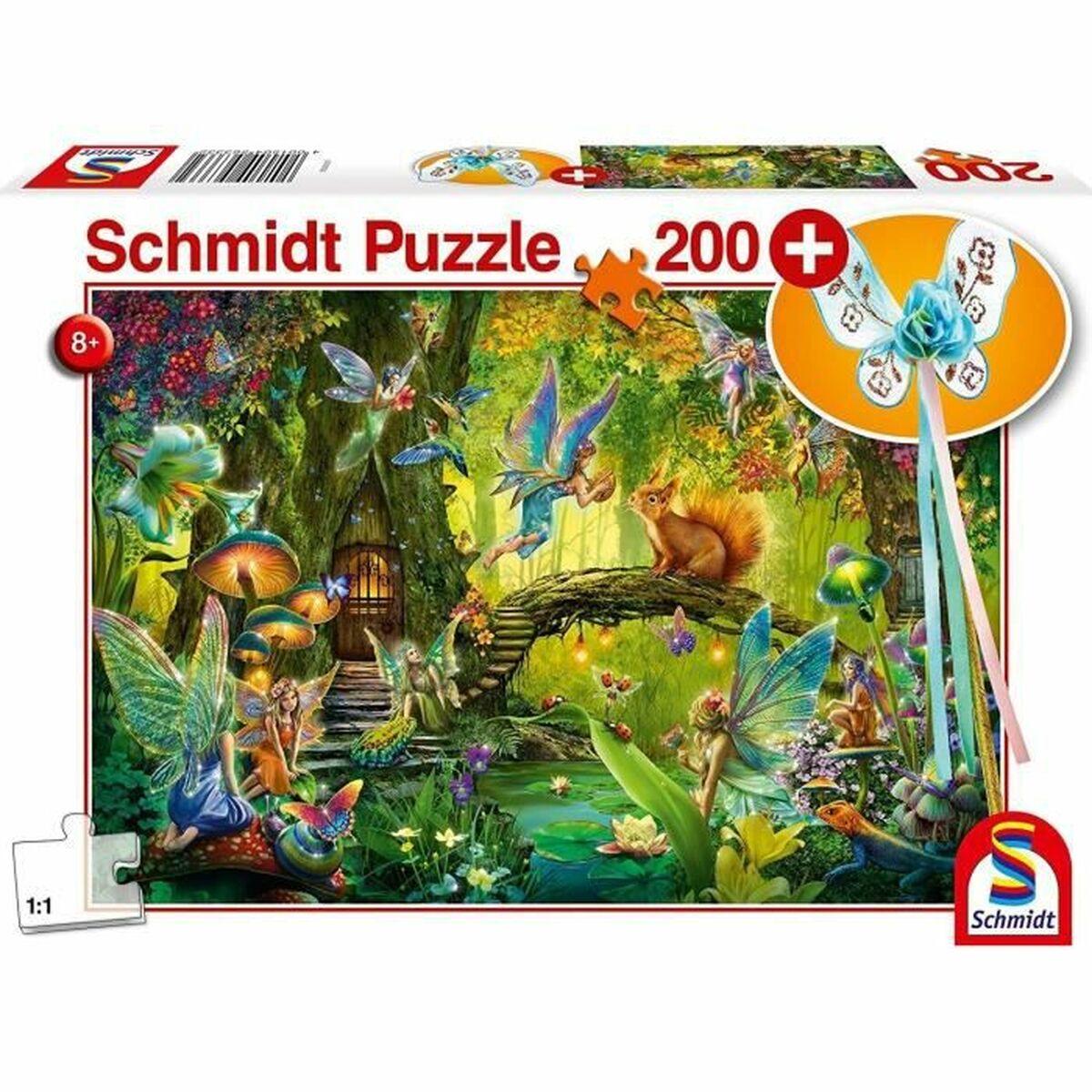 Schmidt Spiele puslespil - Fairies in the Forest, 200 brikker