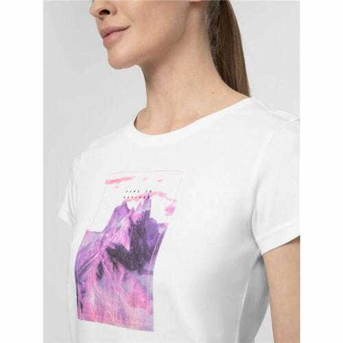 Kortærmet T-shirt til Kvinder 4F TSD060 XS