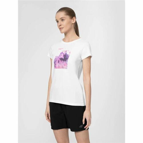 Kortærmet T-shirt til Kvinder 4F TSD060 XS