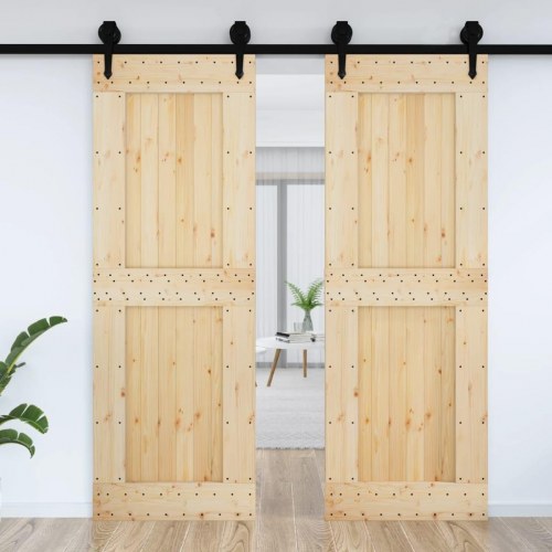 Dør NARVIK 80x210 cm massivt fyrretræ