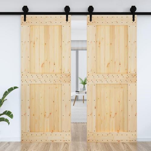 Dør NARVIK 90x210 cm massivt fyrretræ