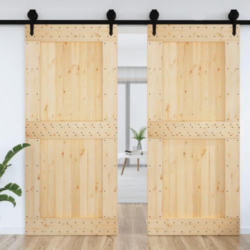 Dør NARVIK 100x210 cm massivt fyrretræ