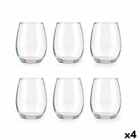 Glassæt Amber Gennemsigtig Glas 350 ml (4 enheder)