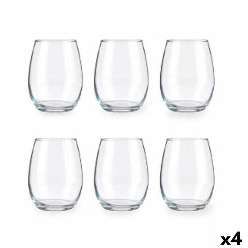 Glassæt Amber Gennemsigtig Glas 350 ml (4 enheder)