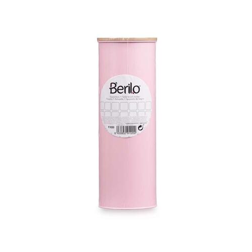 Toiletbørste Pink Metal Bambus Plastik 9,5 X 27 X 9,5 cm (6 enheder)