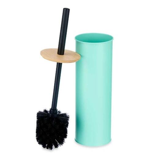 Toiletbørste Mint Metal Bambus Plastik 9,5 X 27 X 9,5 cm (6 enheder)