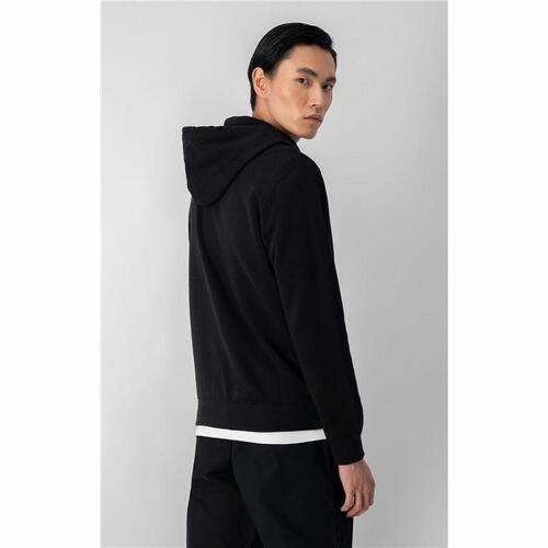 Hættetrøje til Mænd Champion Hooded Full Zip Sort M