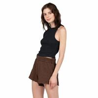 Kortærmet T-shirt til Kvinder 24COLOURS Casual Sort 38
