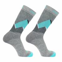 Sportsstrømper Salomon Outline Prism Grå 45-47