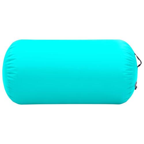 Oppustelig gymnastikrulle med pumpe 120x75 cm PVC grøn