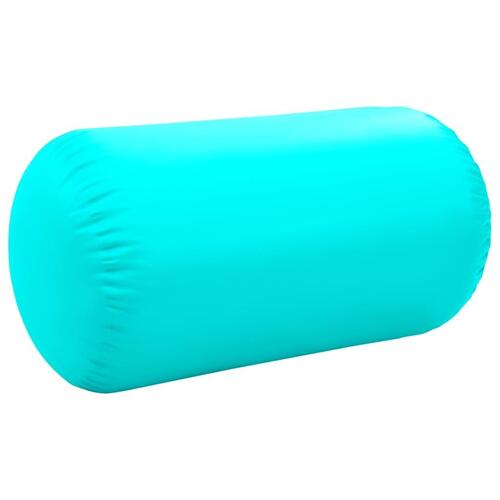 Oppustelig gymnastikrulle med pumpe 120x75 cm PVC grøn