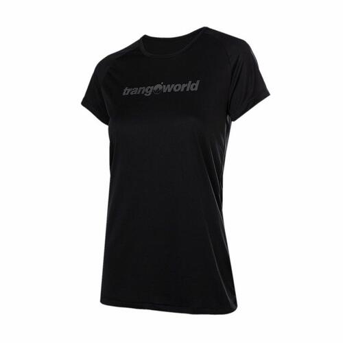 Kortærmet T-shirt til Kvinder Trangoworld Chovas Moutain Sort S