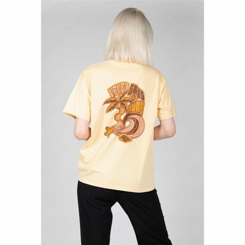 Kortærmet T-shirt til Kvinder 24COLOURS Casual Gul 34