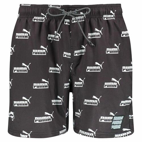 Badetøj til Mænd Puma Logo Aop N1 Sort XL