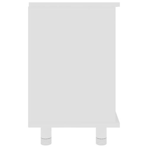 Badeværelsesskab 60x32x53,5 cm konstrueret træ hvid