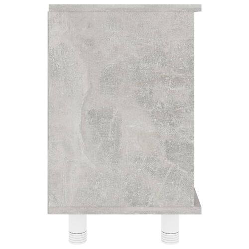 Badeværelsesskab 60x32x53,5 cm konstrueret træ betongrå