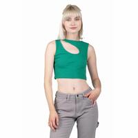 Kortærmet T-shirt til Kvinder 24COLOURS Casual Grøn 34