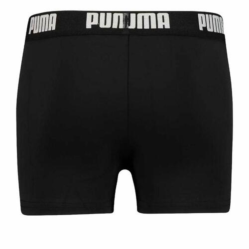 Drengebadebukserne Puma Swim Logo Sort 5-6 år