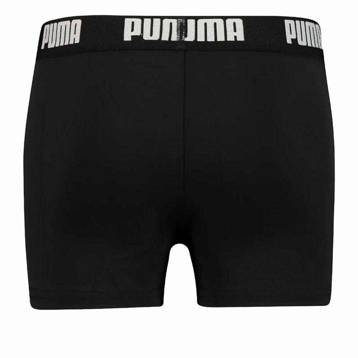 Drengebadebukserne Puma Swim Logo Sort 9-10 år