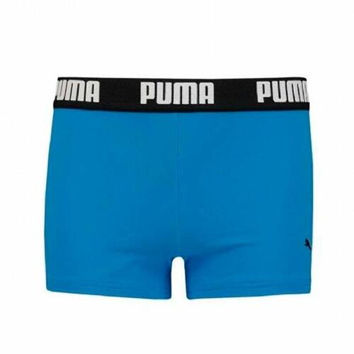 Drengebadebukserne Puma Swim Logo Blå 5-6 år