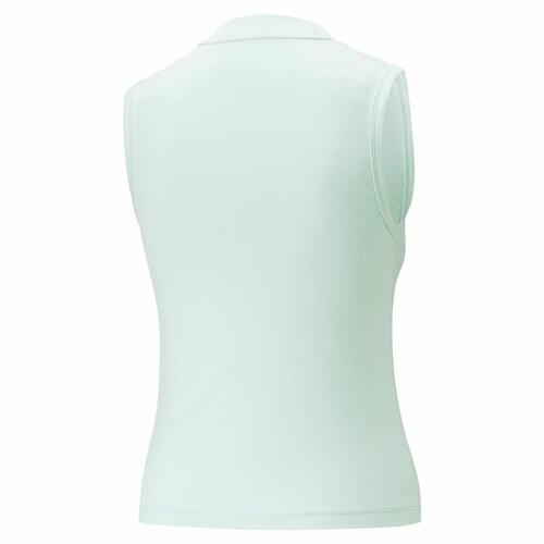 T-shirt til Damer uden Ærmer Puma Slim Logo Tank Akvamarin M