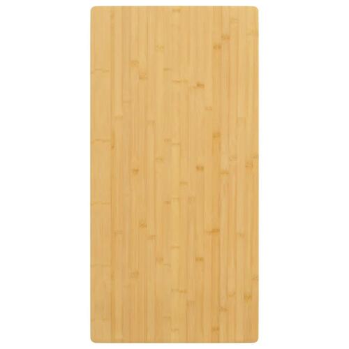 Bordplade 50x100x4 cm bambus