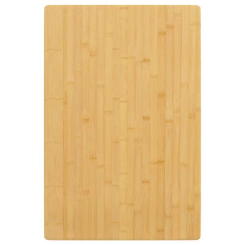 Bordplade 60x100x4 cm bambus