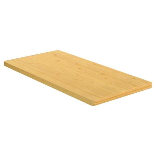 Bordplade 50x100x2,5 cm bambus