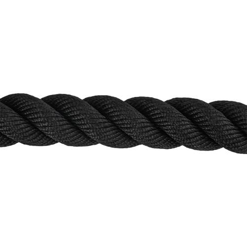 Battle rope 9 m 6,8 kg polyester sort