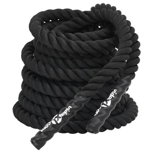 Battle rope 12 m 9 kg polyester sort