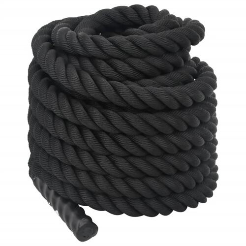 Battle rope 12 m 9 kg polyester sort