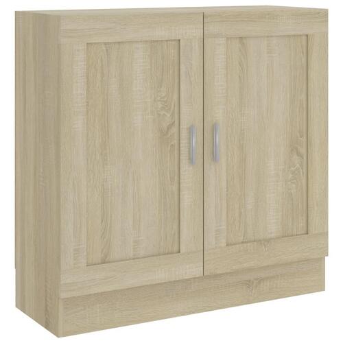 Bogreol 82,5x30,5x80 cm konstrueret træ sonoma-eg