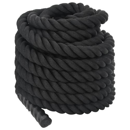 Battle rope 15 m 11 kg polyester sort