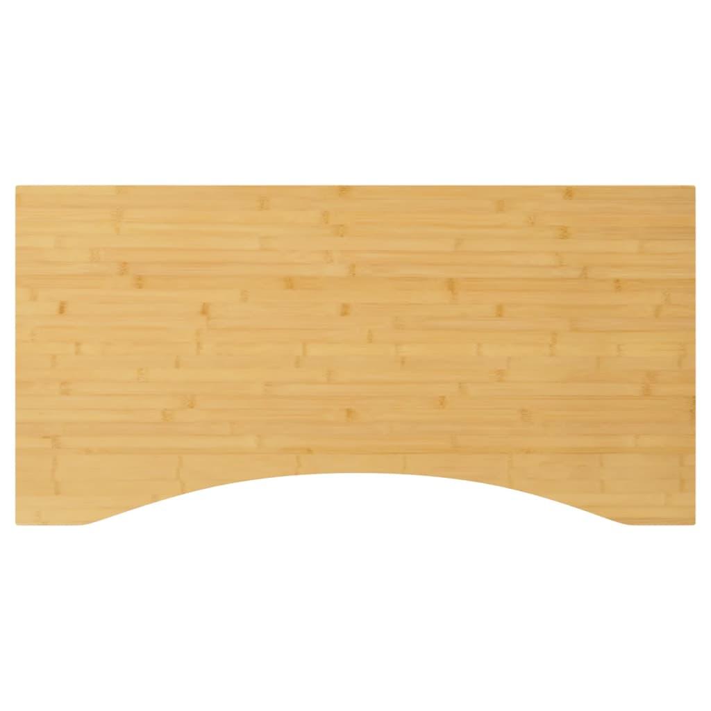 Bordplade til skrivebord 110x55x2,5 cm bambus