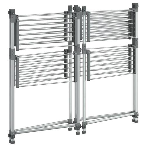 Tørrestativ 107x107x120 cm aluminium