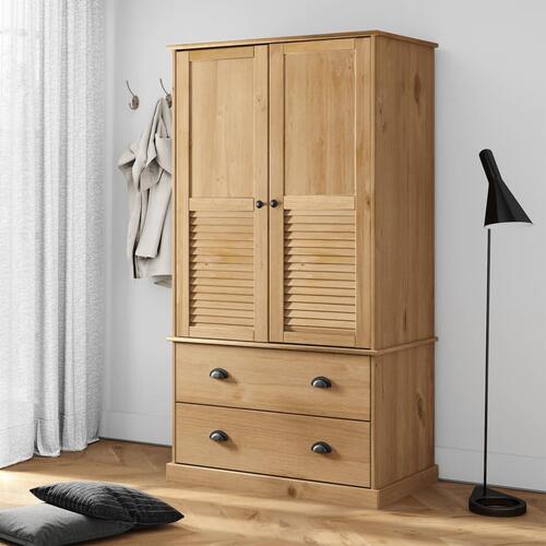 Klædeskab VIGO 90x55x170 cm massivt fyrretræ