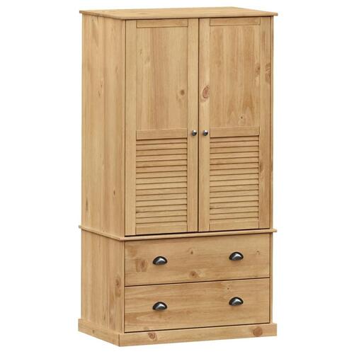 Klædeskab VIGO 90x55x170 cm massivt fyrretræ