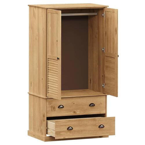 Klædeskab VIGO 90x55x170 cm massivt fyrretræ