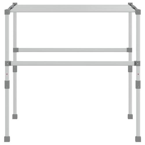 Tørrestativ 83x(50-55)x(40-85) cm aluminium