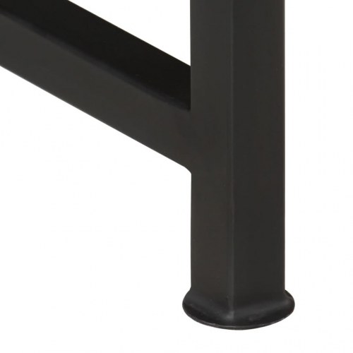 Bænk 110 cm massivt genbrugstræ