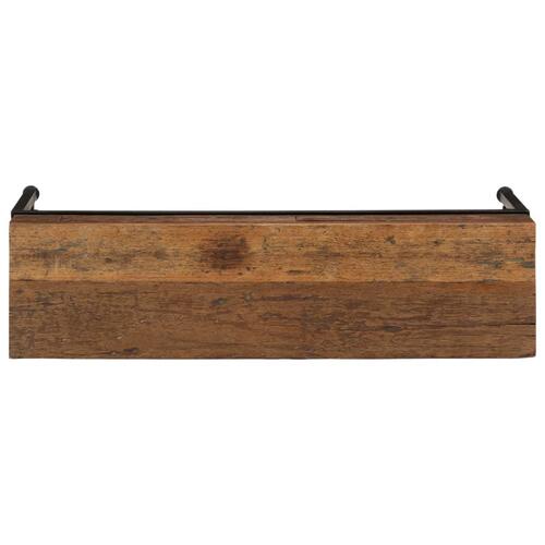 Tv-bord 110x30x46 cm massivt genbrugstræ
