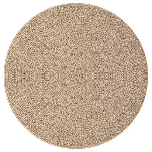 Gulvtæppe ZIZUR 90 cm jute-look indendørs og udendørs
