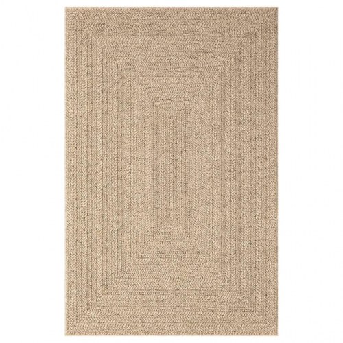 Gulvtæppe ZIZUR 200x290 cm jute-look indendørs og udendørs
