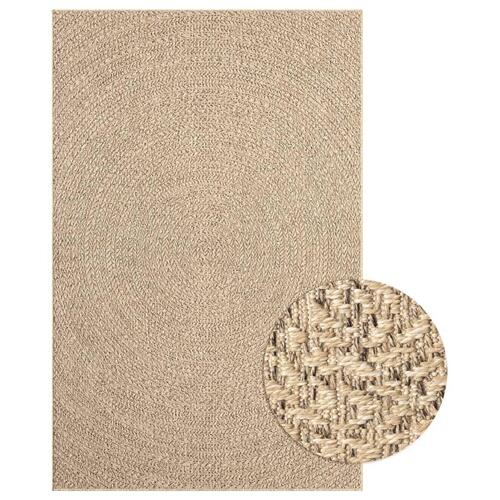 Gulvtæppe ZIZUR 200x290 cm jute-look indendørs og udendørs