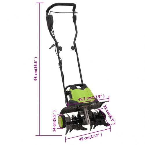 Havefræser med 6 klinger 1500 W elektrisk