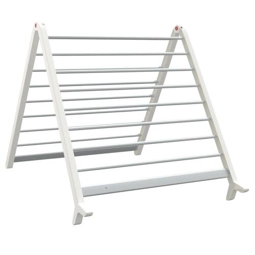 Tørrestativ til badekar 53-90 cm udvideligt aluminium