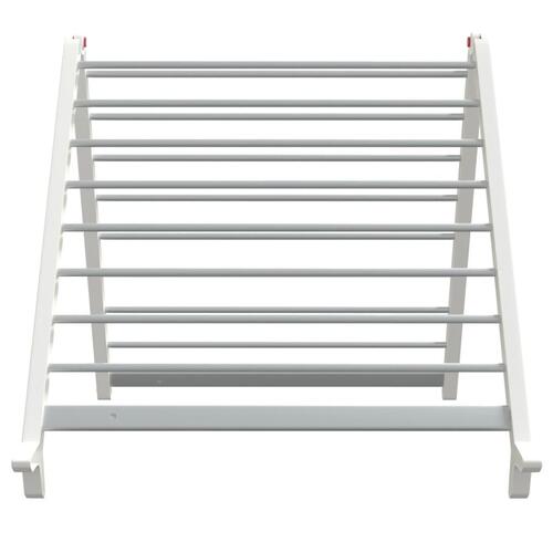 Tørrestativ til badekar 53-90 cm udvideligt aluminium